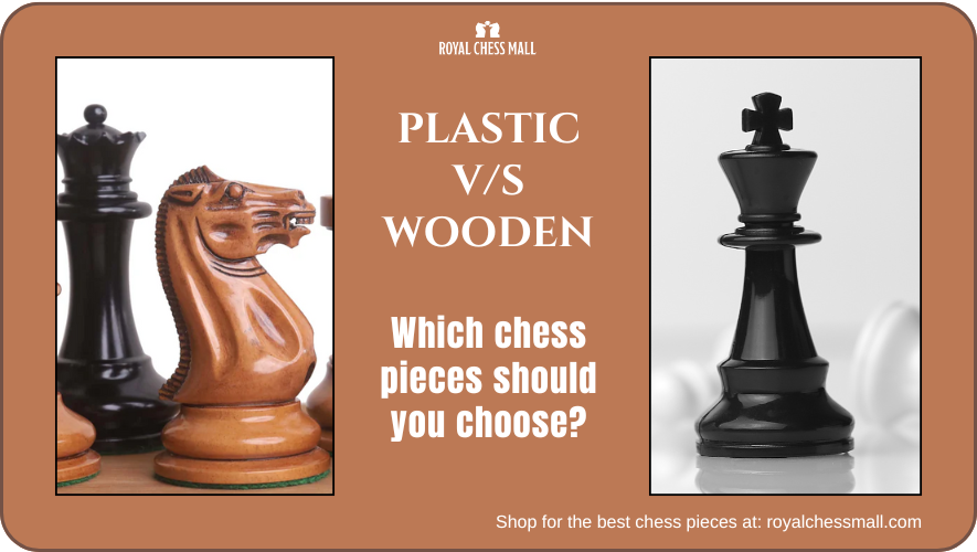 木製馬の彫刻とチェスの駒セット オフィシャル・スタントン 95mm 日本チェス連盟公式用具 - ChessJapan