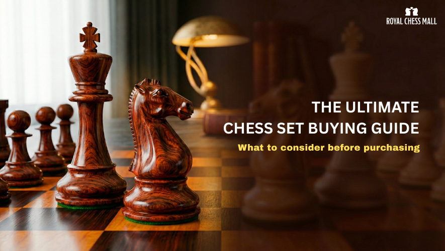 Discover how to buy a chess set that blends the best of artistry and playability. Learn about materials, sizing, weighting, and craftsmanship.