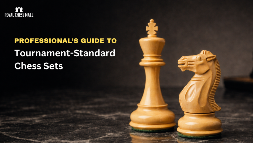 Discover the essential specs for a professional tournament chess set. From FIDE-standard dimensions to triple-weighted Staunton designs in Ebony & Rosewood.