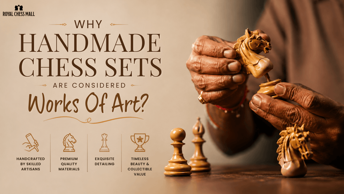 Why handmade chess sets are considered works of art