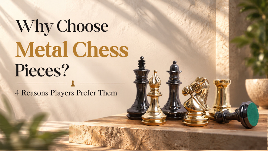 Why Choose Metal Chess Pieces? 4 Reasons Players Prefer Them