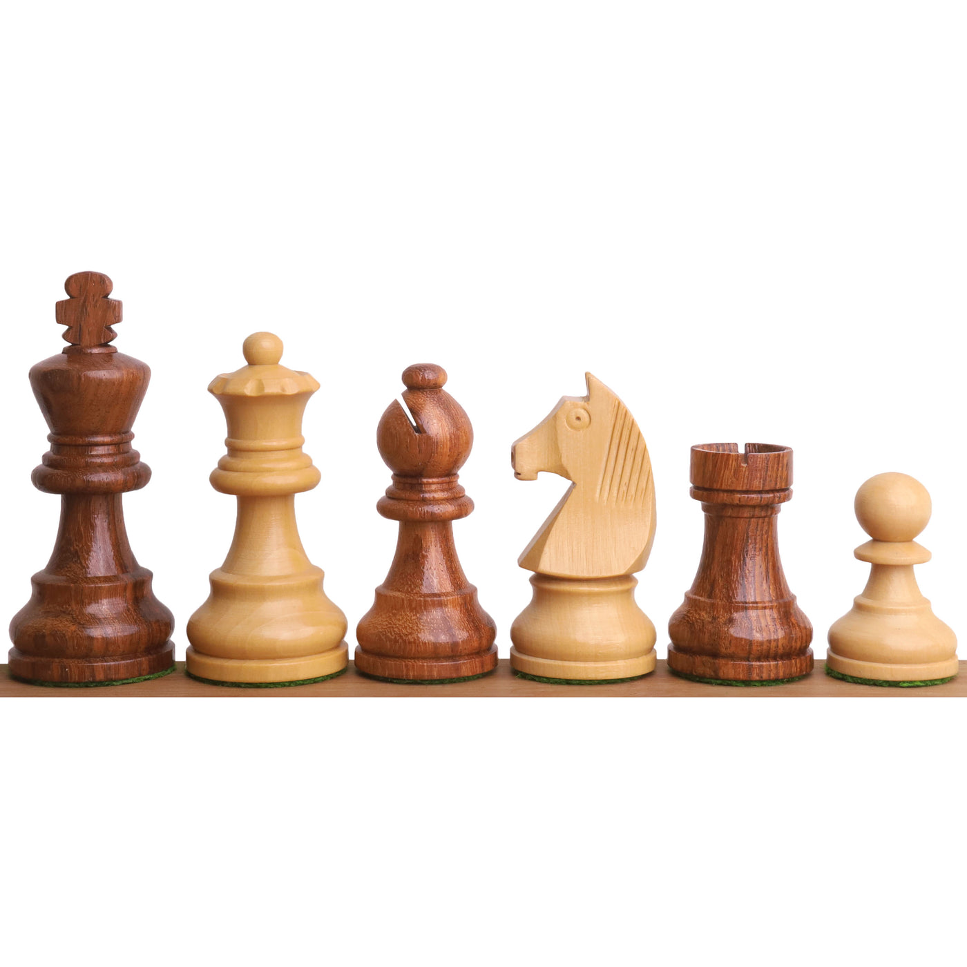 2.75" Tournament Staunton Chess Pieces Only Set - Golden Rosewood - Compact size