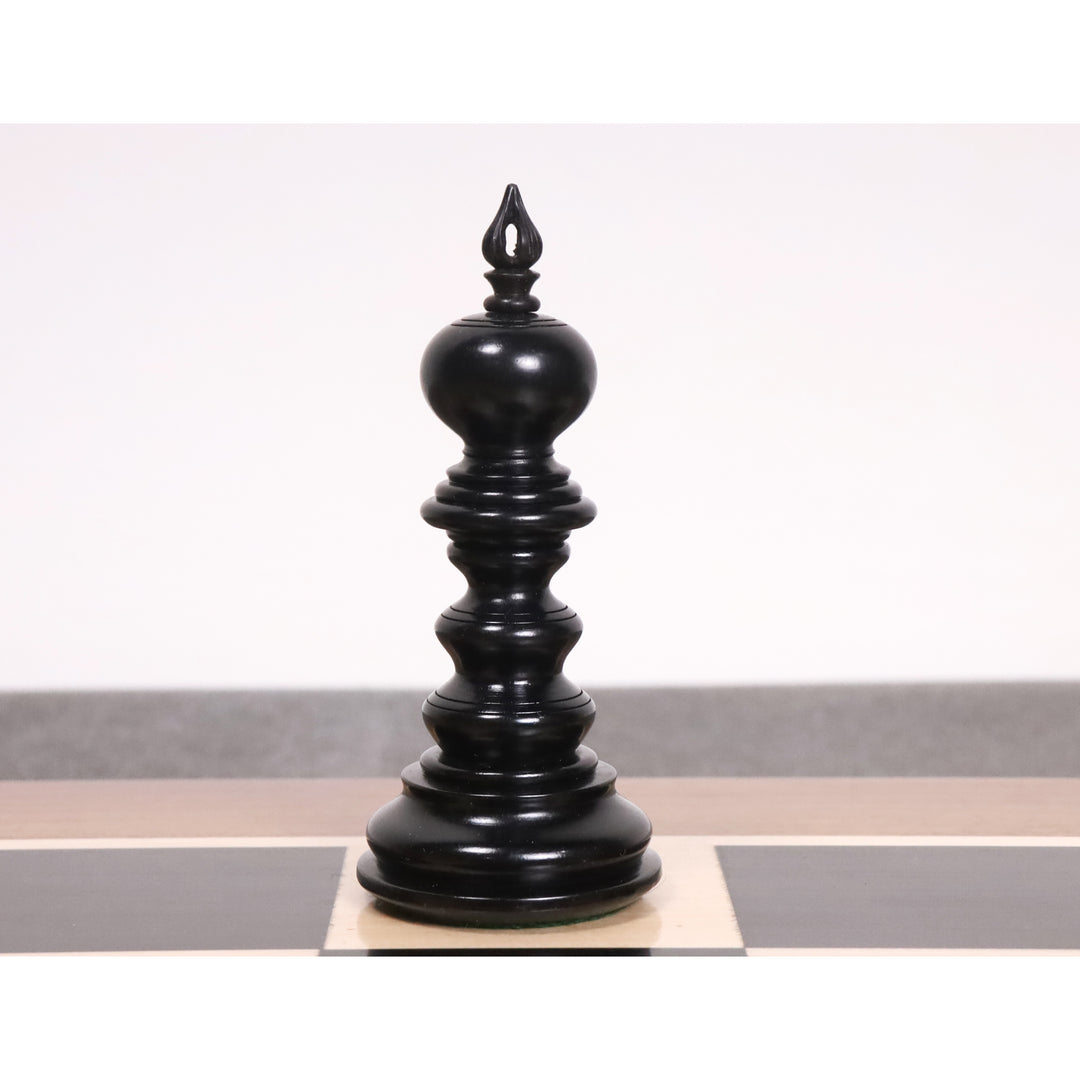 Slightly Imperfect 4.3" Marengo Luxury Staunton Chess Set- Chess Pieces Only- Ebony Wood Triple Weight - Warehouse Clearance - Europe Shipping Only