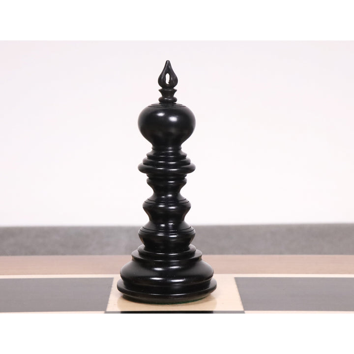 Slightly Imperfect 4.3" Marengo Luxury Staunton Chess Set- Chess Pieces Only- Ebony Wood Triple Weight