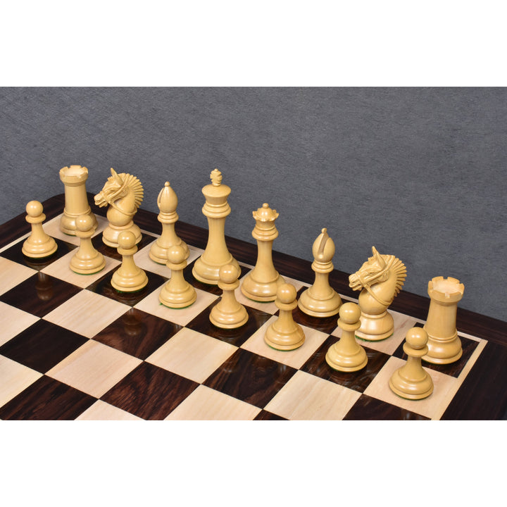 Rare American Staunton Luxury Chess Pieces Set