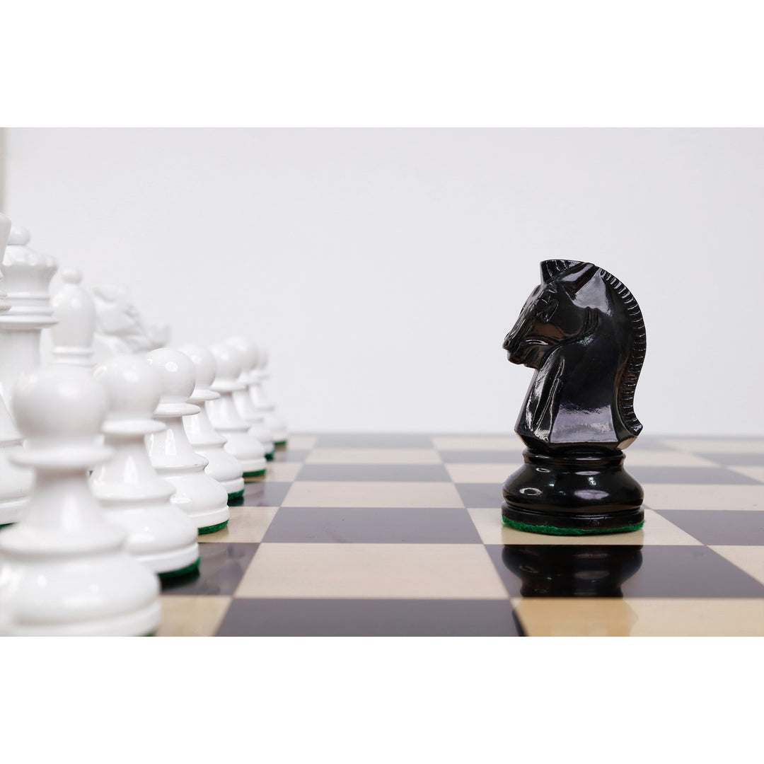 1950s' Fischer Dubrovnik Painted Chess Set- Chess Pieces Only - 3.8" King