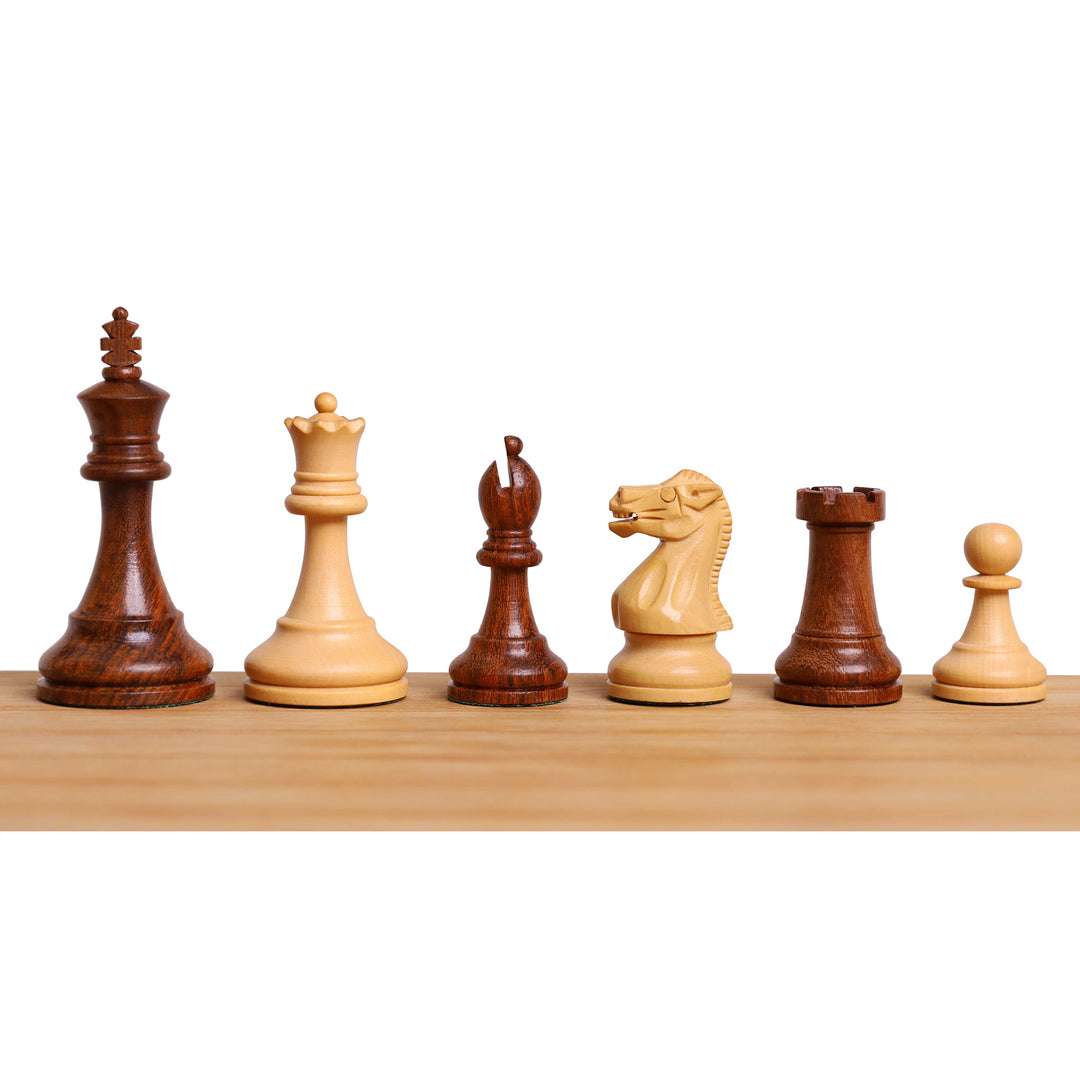 12” Minimalist Staunton Magnetic Travel Chess Set – Elegant Gift Edition