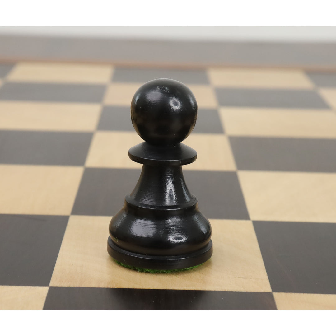 Slightly Imperfect 3.8" Reykjavik Series Staunton Chess Set- Chess Pieces Only - Weighted Boxwood