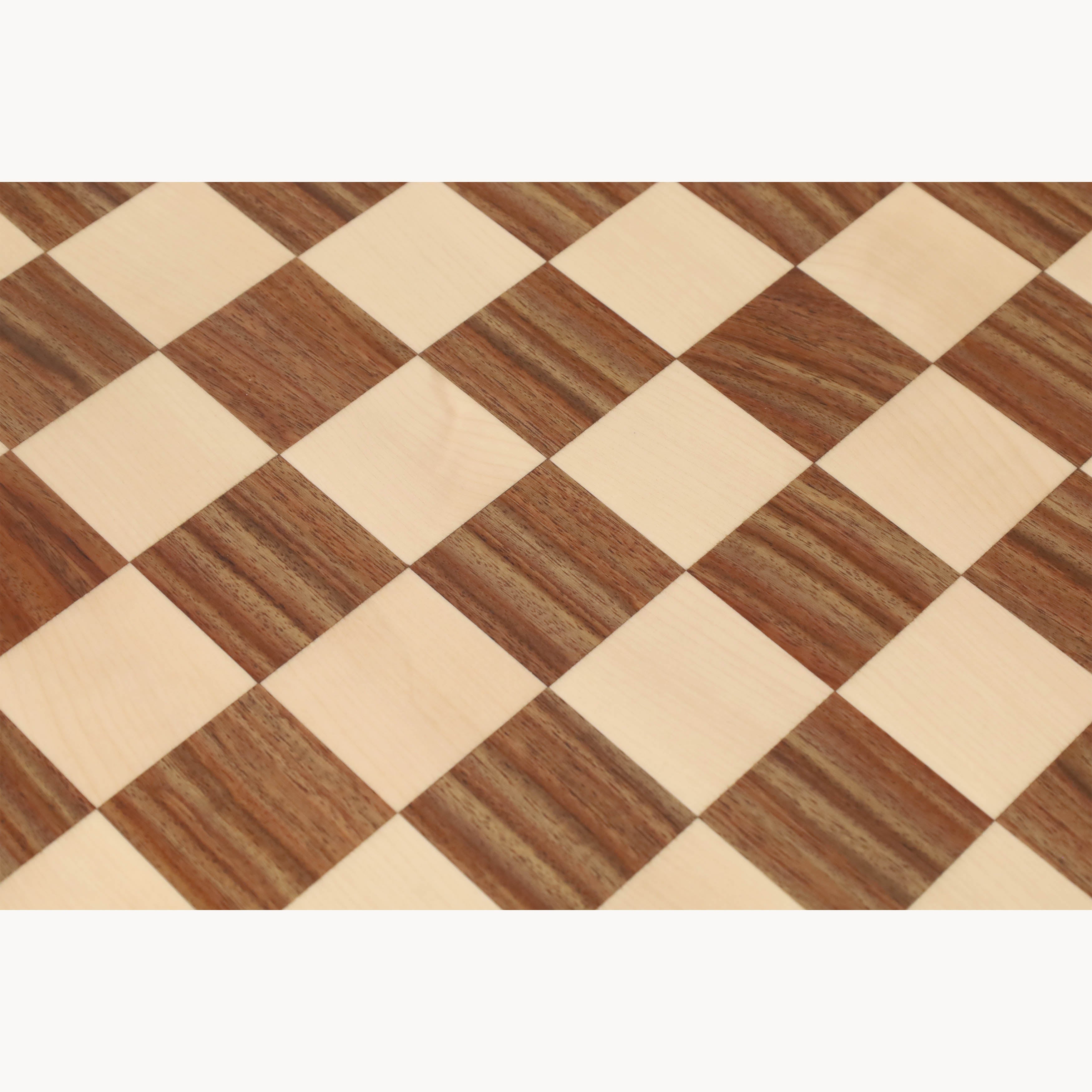 15” Luxury Magnetic Travel Chess Set in Golden Rosewood