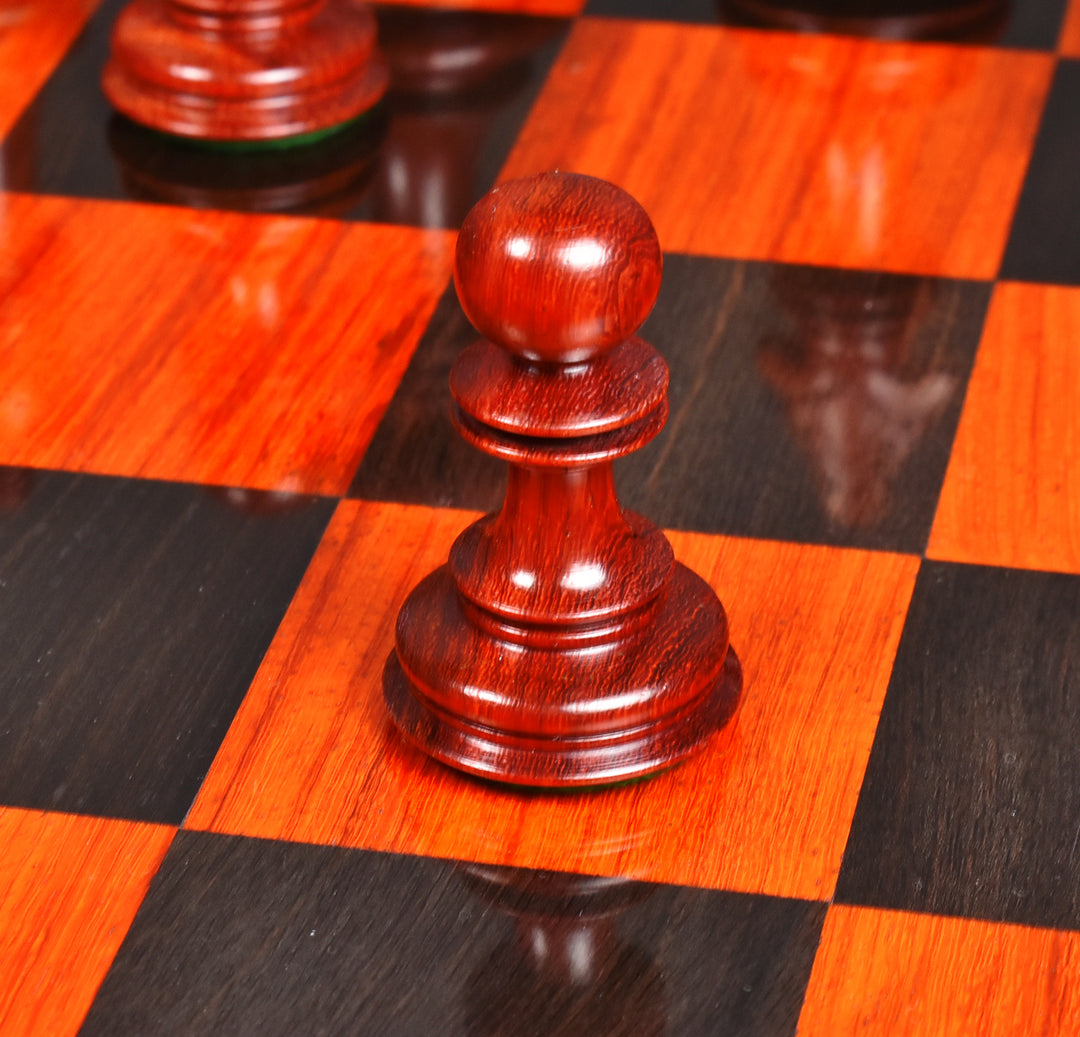 4.5″ Carvers’ Art Luxury Chess Set- Chess Pieces Only - Triple Weighted Bud RoseWood - Warehouse Clearance - USA Shipping Only