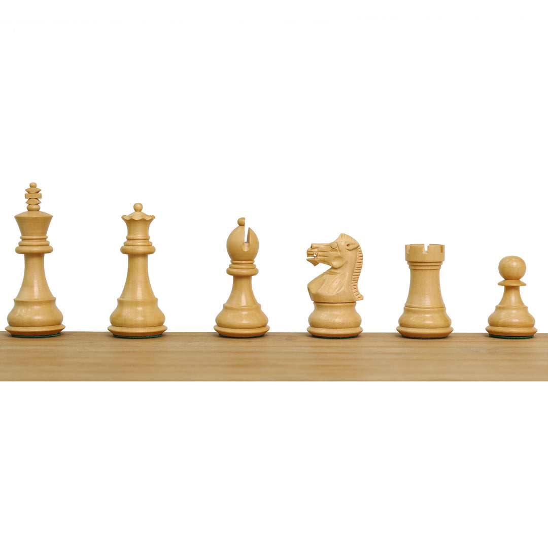 Boxwood chess pieces