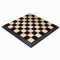 Close up of Carved Border Detail on Ebony Wood Luxury Chess Board