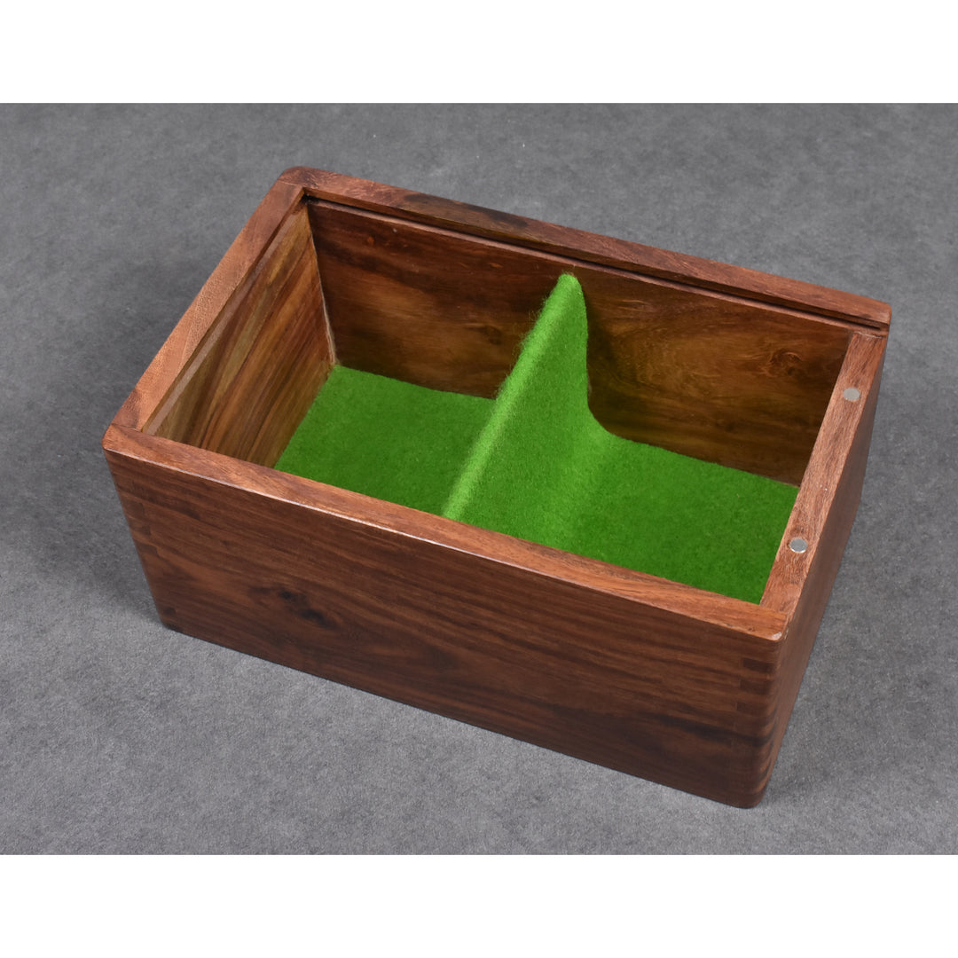 3.9" Tournament Chess Set Combo -Pieces in Ebonised boxwood with Board and Box