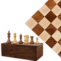 Slightly Imperfect 3.6" Professional Staunton Chess Set- Chess Pieces Only- Weighted Golden Rosewood