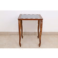 21" Players Wooden Chess Table – Golden Rosewood & Acrylic Ivory (27" Height)