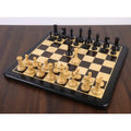 Jeu d'échecs Staunton Anderssen Dropjaw de 1856 environ, légèrement imparfait, 3,5 pouces - Pièces d'échecs uniquement - Ébène et buis