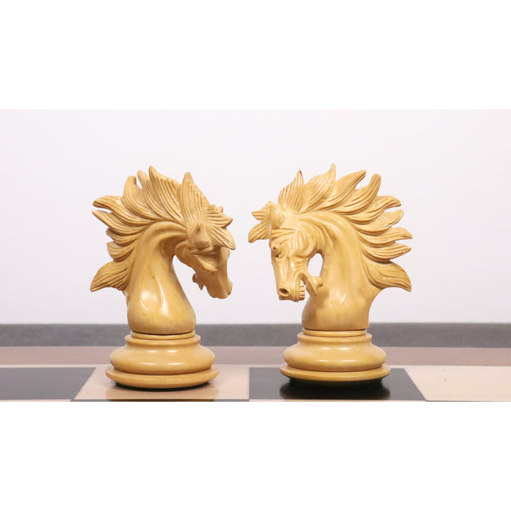 Slightly Imperfect 4.3" Marengo Luxury Staunton Chess Set- Chess Pieces Only- Ebony Wood Triple Weight