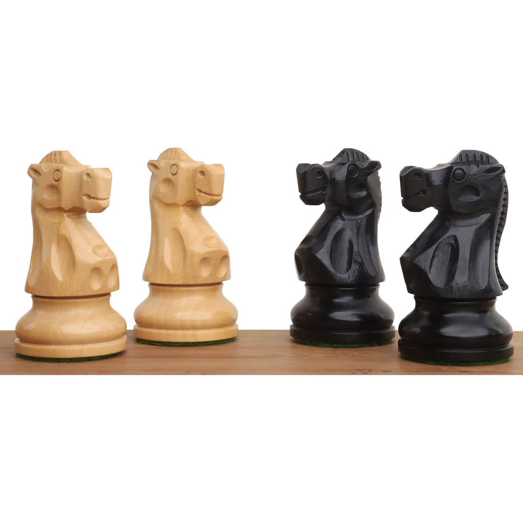 Slightly Imperfect 3.8" Reykjavik Series Staunton Chess Set- Chess Pieces Only - Weighted Boxwood
