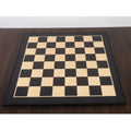 Slightly Imperfect 21" Ebony & Maple Wood Printed Chess Board- 55mm square- Matt Finish
