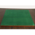 The underside of the Royal Chess Mall wooden chessboard featuring a premium green felt base for surface protection.