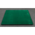 Empty storage box with protective green felt lining for premium chess pieces.