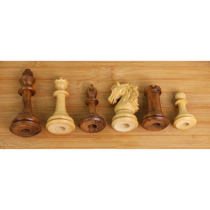 Slightly Imperfect 3.9" Heritage Series Chessnut Pro Sensor Compatible Set- Chess Pieces Only- Golden Rosewood