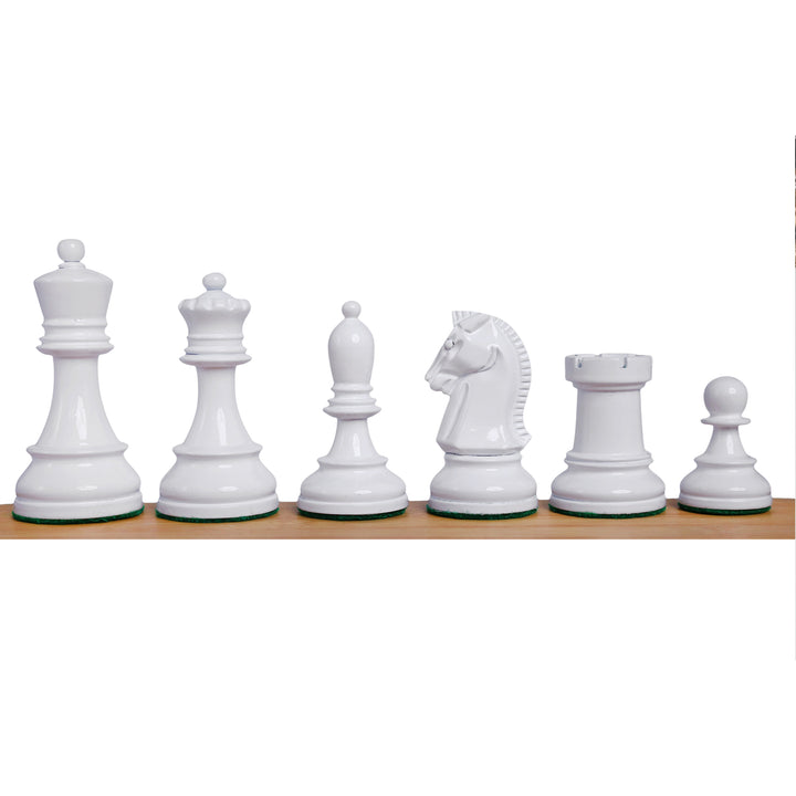 1950s' Fischer Dubrovnik Painted Chess Set- Chess Pieces Only - 3.8" King