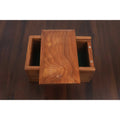 Slightly Imperfect 3.75" Artisan Carving Burnt Zagreb Chess Pieces with Storage Box - Warehouse Clearance - USA Shipping Only