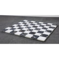18'' Borderless Marble Stone Luxury Chess Board -  Black and White Marble Stone  - Warehouse Clearance - USA Shipping Only