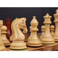 Repro 2016 Sinquefield Staunton Chess Set- Chess Pieces Only-Bud Rosewood-Triple Weight