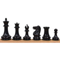 1849 Jaques Cook Staunton Collectors Chess Set- Chess Pieces Only - Ebony Wood - 3.75"