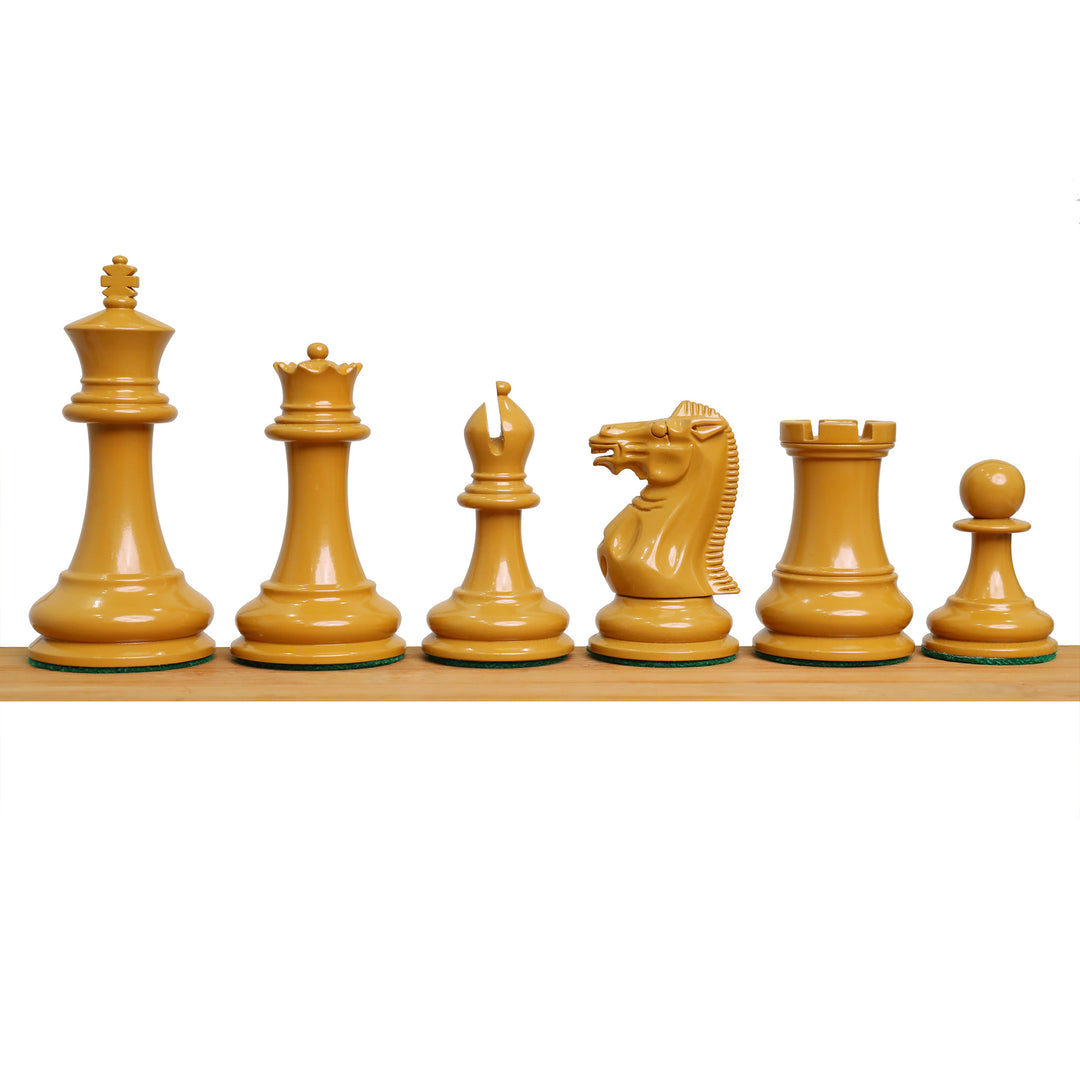 Boxwood 1849 Jacques Cook Staunton chess pieces full lineup