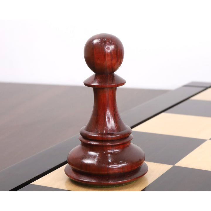 Slightly Imperfect 6.1" Mammoth Luxury Staunton Chess Set- Chess Pieces Only - Bud Rosewood - Triple Weight