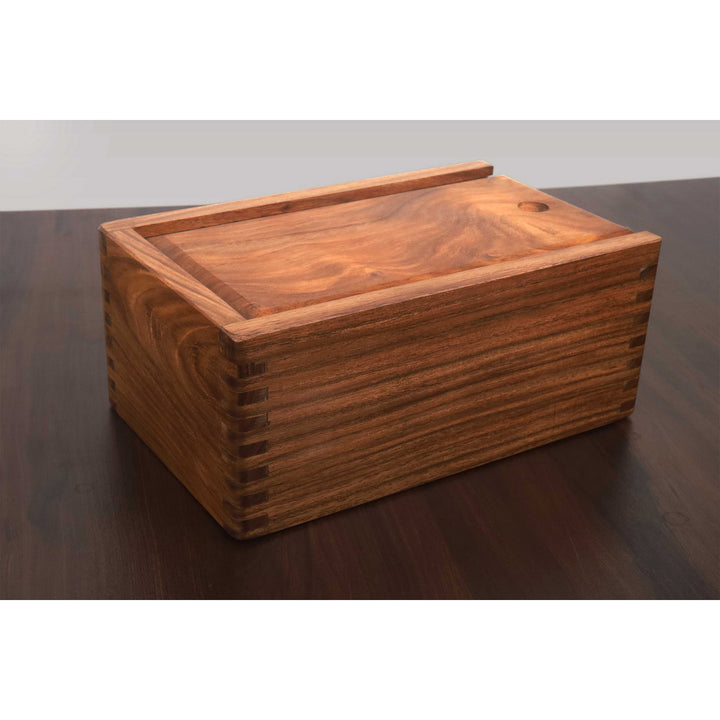 Combo of 3.1" Pro Staunton Luxury Chess Set - Pieces in Ebony wood with Board and Box