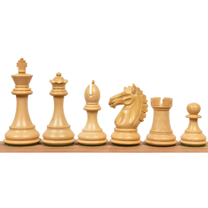 Slightly Imperfect Exclusive Alban Staunton Weighted Chess Set- Chess Pieces Only - Bud Rose Wood- 4 Queens
