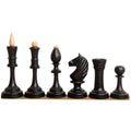 4.8-inch Averbakh Soviet chess pieces in premium ebonised boxwood.