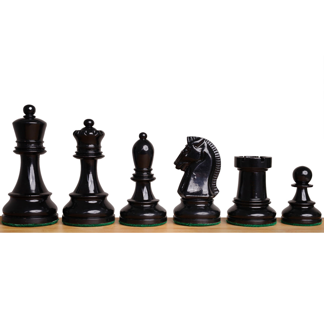 1950s' Fischer Dubrovnik Painted Chess Set- Chess Pieces Only - 3.8" King