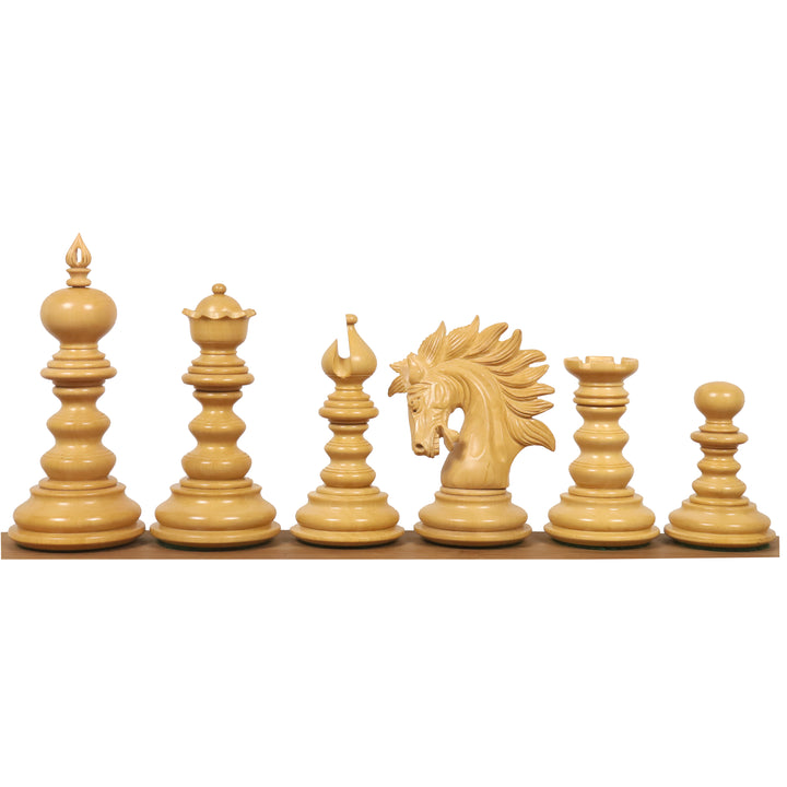 4.3" Jeu d'échecs Marengo Luxe Staunton - Pièces d'échecs uniquement - Bois d'ébène triple poids