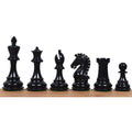 3.9" Craftsman Staunton Chess Set- Chess Pieces Only -Weighted Ebonised Boxwood - Warehouse Clearance - USA Shipping Only