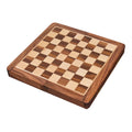 Wooden Magnetic Chess set 10" Travel Golden Rosewood  - Warehouse Clearance - USA Shipping Only
