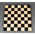 Borderless Chess board - 55 mm Square - Solid Inlaid Ebony & Maple Wood - 17.7 inch - Warehouse Clearance - Europe Shipping Only