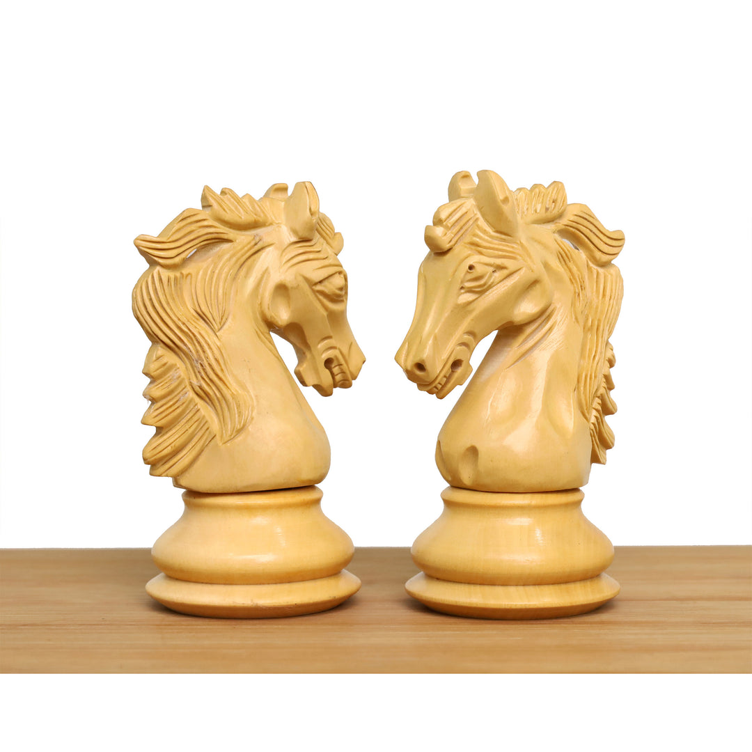 Slightly Imperfect 3.9" Heritage Series Chessnut Pro Sensor Compatible Set- Chess Pieces Only- Golden Rosewood