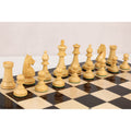 Jeu d'échecs de collection allemand des années 1920 légèrement imparfait - Pièces d'échecs uniquement - Buis ancient - 4.1"