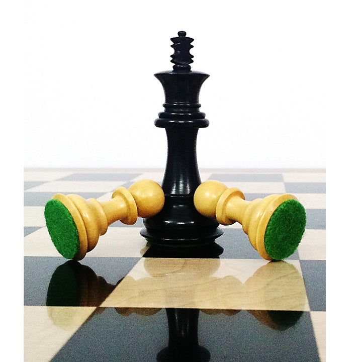 Slightly Imperfect Fierce Knight Staunton Chess Set- Chess Pieces Only - Weighted Boxwood - 3.5" Extra Queens - Warehouse Clearance - USA Shipping Only