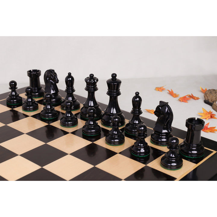 1950s' Fischer Dubrovnik Painted Chess Set- Chess Pieces Only - 3.8" King