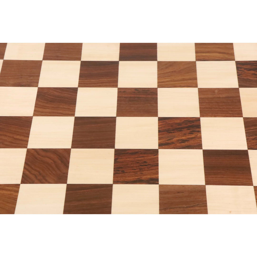 Drewniany stół szachowy 20„ z szufladami - wysokość 24” - złote Drewno Rózane i Klon