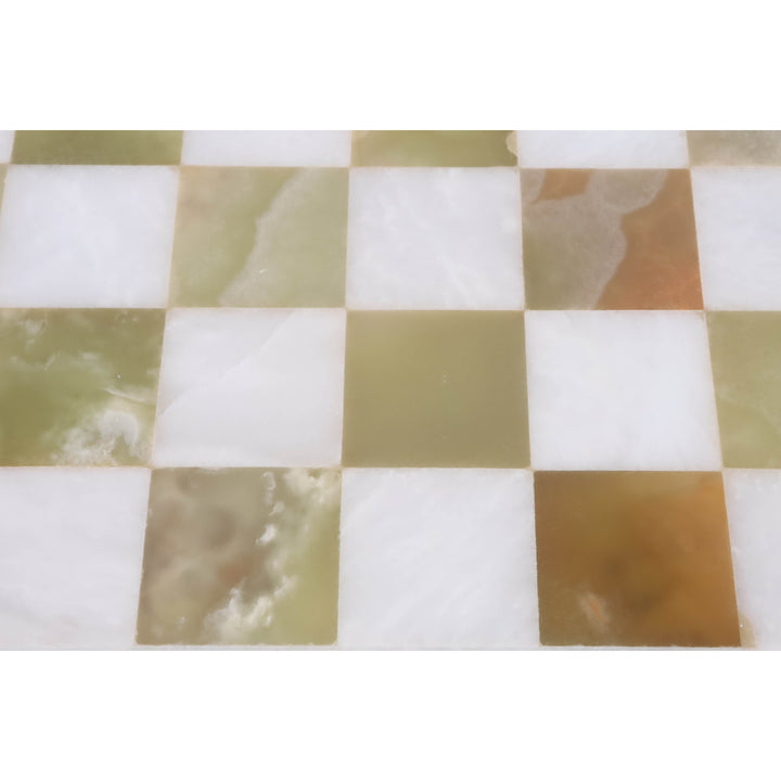 Onyx Marble & Stone Chess Pieces & Board Combo Set - 15" - Handcrafted Chess Set - Warehouse Clearance - Europe Shipping Only