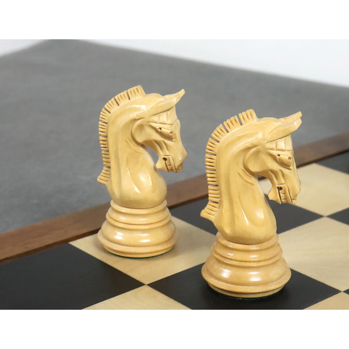 Slightly Imperfect 3.8" Imperial Staunton Luxury Chess Set- Chess Pieces Only - Weighted Ebony Wood