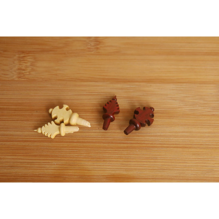 4.5" Incitatus Luxury Staunton Chess Set – Chess Pieces Only - Triple Weighted - Bud Rosewood