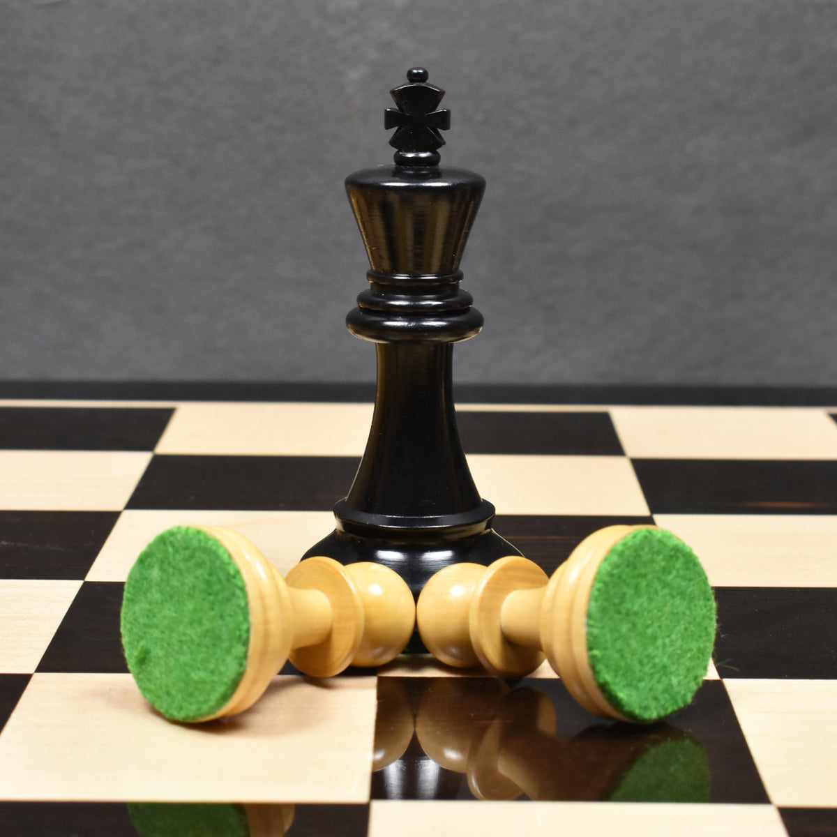 Slightly Imperfect 1972 Championship Fischer Spassky Chess Set- Chess Pieces Only - Double Weighted Box wood